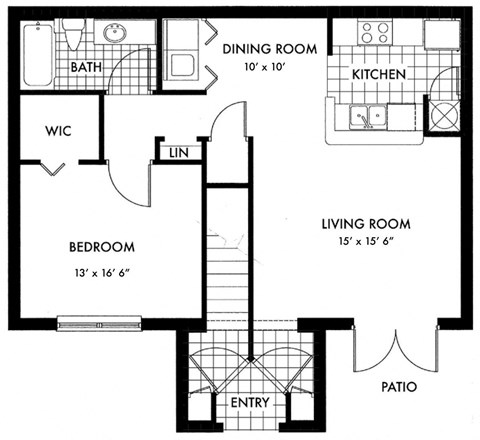 a floor plan of a house